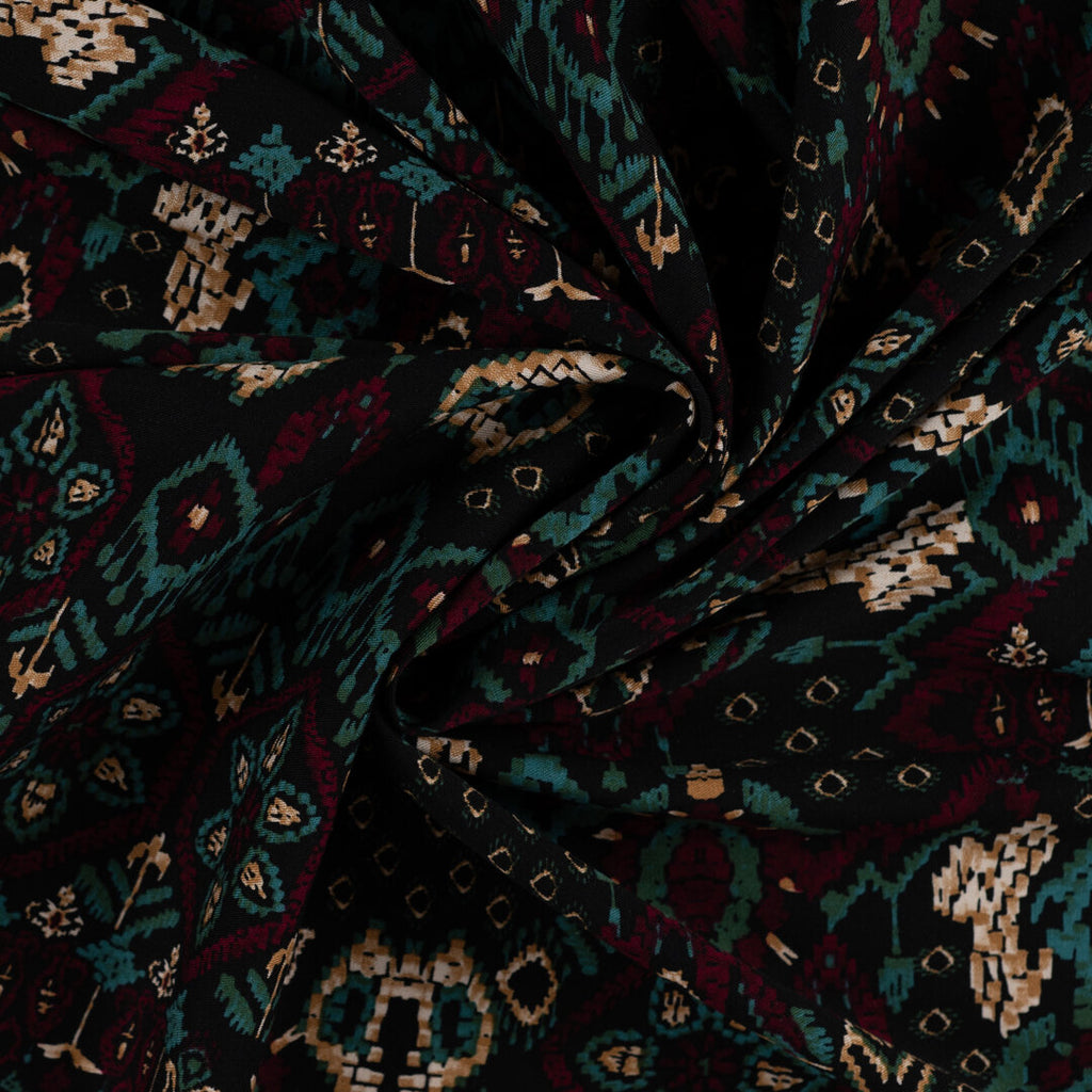 Viskose Stretch Twill "Retro" - army