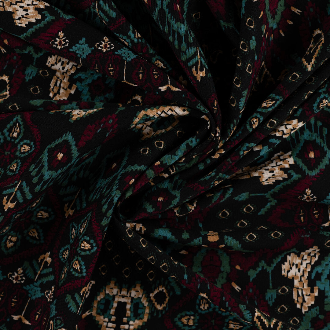 Viskose Stretch Twill "Retro" - army