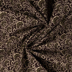 Baumwoll Feincord - Ornamente braun