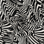 Viskosejersey Black&White - graphic *Videovorstellung*