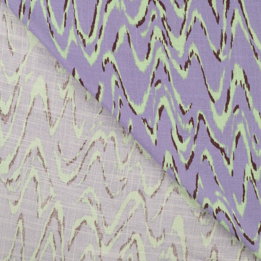 Viskose Stretch Waves - flieder/lemon *Videovorstellung*