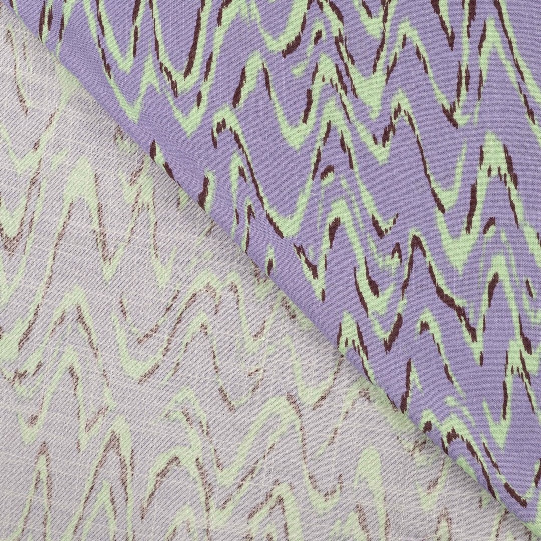 Viskose Stretch Waves - flieder/lemon *Videovorstellung*