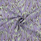 Viskose Stretch Waves - flieder/lemon *Videovorstellung*
