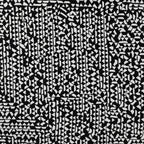 Baumwoll Satin Triangles - schwarz/weiß *Videovorstellung*