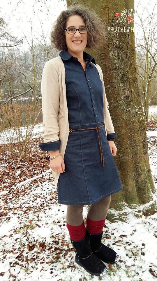 Designbeispiel: lillesol women No.26 Jeanskleid
