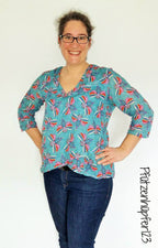 Designbeispiel: lillesol women No.17 Verano-Bluse