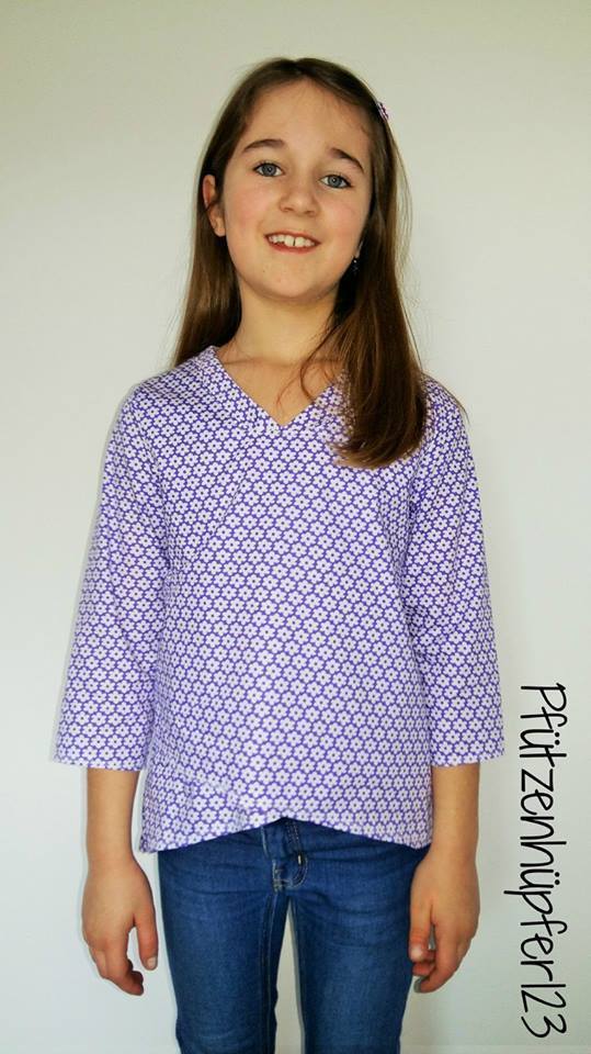 Designbeispiel: lillesol stars No.13 Verano-Bluse
