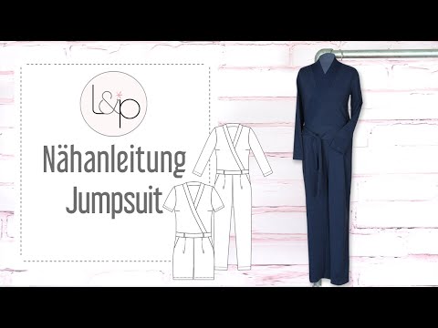 Video-Nähanleitung: Papierschnittmuster lillesol women No.63 Jumpsuit "mit Video-Nähanleitung*✂✂✂