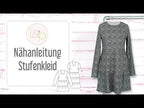 Video-Nähanleitung: Ebook / Schnittmuster lillesol basics No.73 Stufenkleid (Jersey) *mit Video-Nähanleitung*