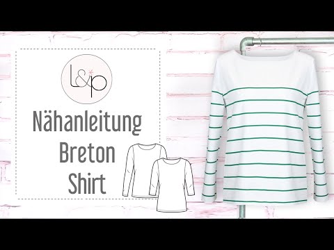 Video-Nähanleitung: Papierschnittmuster lillesol women No.95 Breton Shirt *mit Video-Nähanleitung ✂✂✂