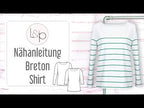 Video-Nähanleitung: Papierschnittmuster lillesol women No.95 Breton Shirt *mit Video-Nähanleitung ✂✂✂