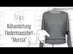 Video-Nähanleitung: Papierschnittmuster lillesol women No.87 Fledermausshirt "Murcia" *mit Video-Nähanleitung 