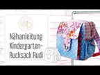 Video-Nähanleitung: Papierschnittmuster Kindergartenrucksack Rudi *mit Video-Nähanleitung* ✂✂✂