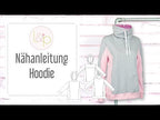Video-Nähanleitung: Ebook / Schnittmuster lillesol women No.25 Hoodie * mit Video-Nähanleitung *