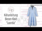 Video-Nähanleitung: Papierschnittmuster lillesol women No.64 Biesen-Kleid & Tunika "Laurelia" mit Video-Nähanl