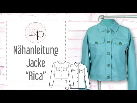 Video-Nähanleitung: Papierschnittmuster lillesol women No.88 Jacke "Rica *mit Video-Nähanleitung ✂✂✂