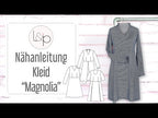 Video-Nähanleitung: Ebook / Schnittmuster lillesol women No.60 Kleid "Magnolia" *mit Video Nähanleitung*