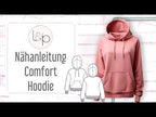 Video-Nähanleitung: Ebook / Schnittmuster lillesol women No.86 Comfort Hoodie " mit Video-Nähanleitung*