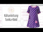Video-Nähanleitung: Ebook / Schnittmuster lillesol basic No.2 Tunika-Kleid *mit Video-Anleitung*