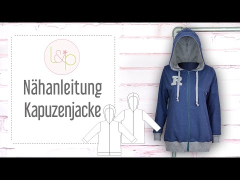 Video-Nähanleitung: Ebook / Schnittmuster lillesol basic No.5 Kapuzenjacke * mit Video-Nähanleitung *