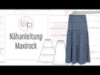 Video-Nähanleitung: Papierschnittmuster lillesol women No.81 Maxirock *mit Video-Nähanleitung*✂✂✂