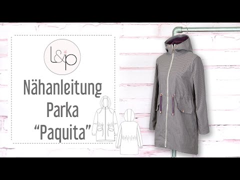 Video-Nähanleitung: Ebook / Schnittmuster lillesol women No.91 Parka "Paquita" mit Video-Nähanleitung*