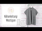 Video-Nähanleitung: Ebook / Schnittmuster lillesol women No.37 Westigan *mit Video Nähanleitung*