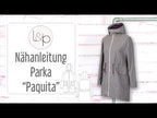 Video-Nähanleitung: Papierschnittmuster lillesol women No.91 Parka "Paquita" *mit Video-Nähanleitung ✂✂✂