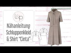 Video-Nähanleitung: Ebook / Schnittmuster lillesol women No.69 Schluppenkleid & Shirt "Cinta" *mit Video Nähan