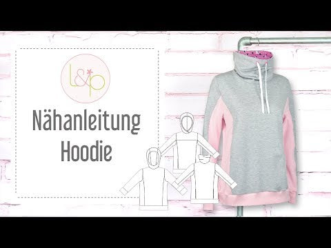 Video-Nähanleitung: Ebook / Schnittmuster lillesol basics No.52 Hoodie * mit Video-Nähanleitung *