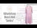 Video-Nähanleitung: Ebook / Schnittmuster lillesol women No.54 Kleid & Bluse Sombra *mit Video Nähanleitung*