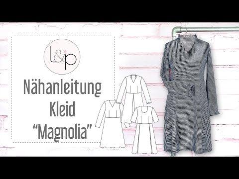 Video-Nähanleitung: Papierschnittmuster lillesol women No.60 Kleid "Magnolia" mit Video-Nähanleitung* ✂✂✂