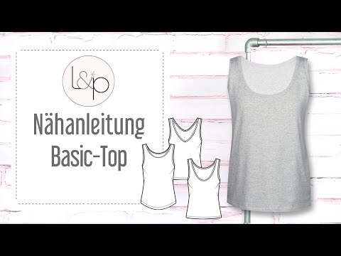 Video-Nähanleitung: Papierschnittmuster lillesol women No.73 Basic-Top *mit Video-Nähanleitung*✂✂✂