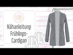 Video-Nähanleitung: Papierschnittmuster lillesol women No.52 Frühlings-Cardigan *mit Video-Nähanleitung* ✂✂✂