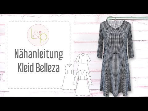Video-Nähanleitung: Papierschnittmuster lillesol women No.34 Kleid Belleza * mit Video-Nähanleitung * ✂✂✂