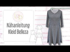 Video-Nähanleitung: Papierschnittmuster lillesol women No.34 Kleid Belleza * mit Video-Nähanleitung * ✂✂✂