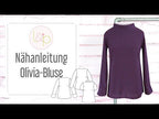 Video-Nähanleitung: Papierschnittmuster lillesol women No.51 Olivia-Bluse *mit Video-Nähanleitung* ✂✂✂
