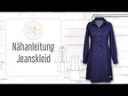 Video-Nähanleitung: Ebook / Schnittmuster lillesol women No.26 Jeanskleid *mit Video-Nähanleitung*