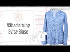 Video-Nähanleitung: Papierschnittmuster lillesol women No.20 Evita-Bluse * mit Video-Nähanleitung * ✂✂✂