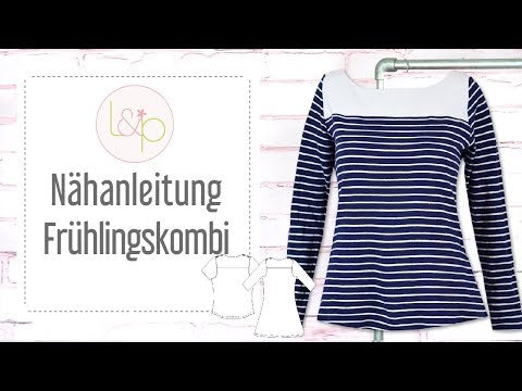 Video-Nähanleitung: Ebook / Schnittmuster lillesol women No.18 Frühlingskombi Kleid & Shirt *mit Video-Nähanle