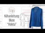 Video-Nähanleitung: Papierschnittmuster lillesol women No.84 Bluse "Violeta" *mit Video-Nähanleitung*✂✂✂