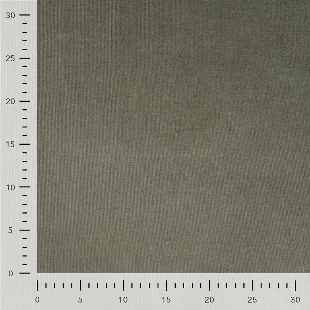 Baumwoll Feincord uni - oliv