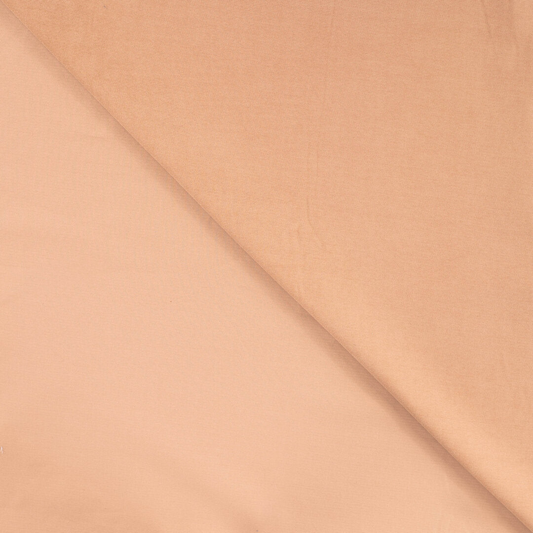 Baumwoll Feincord uni - camel