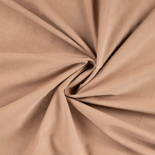 Baumwoll Feincord uni - camel