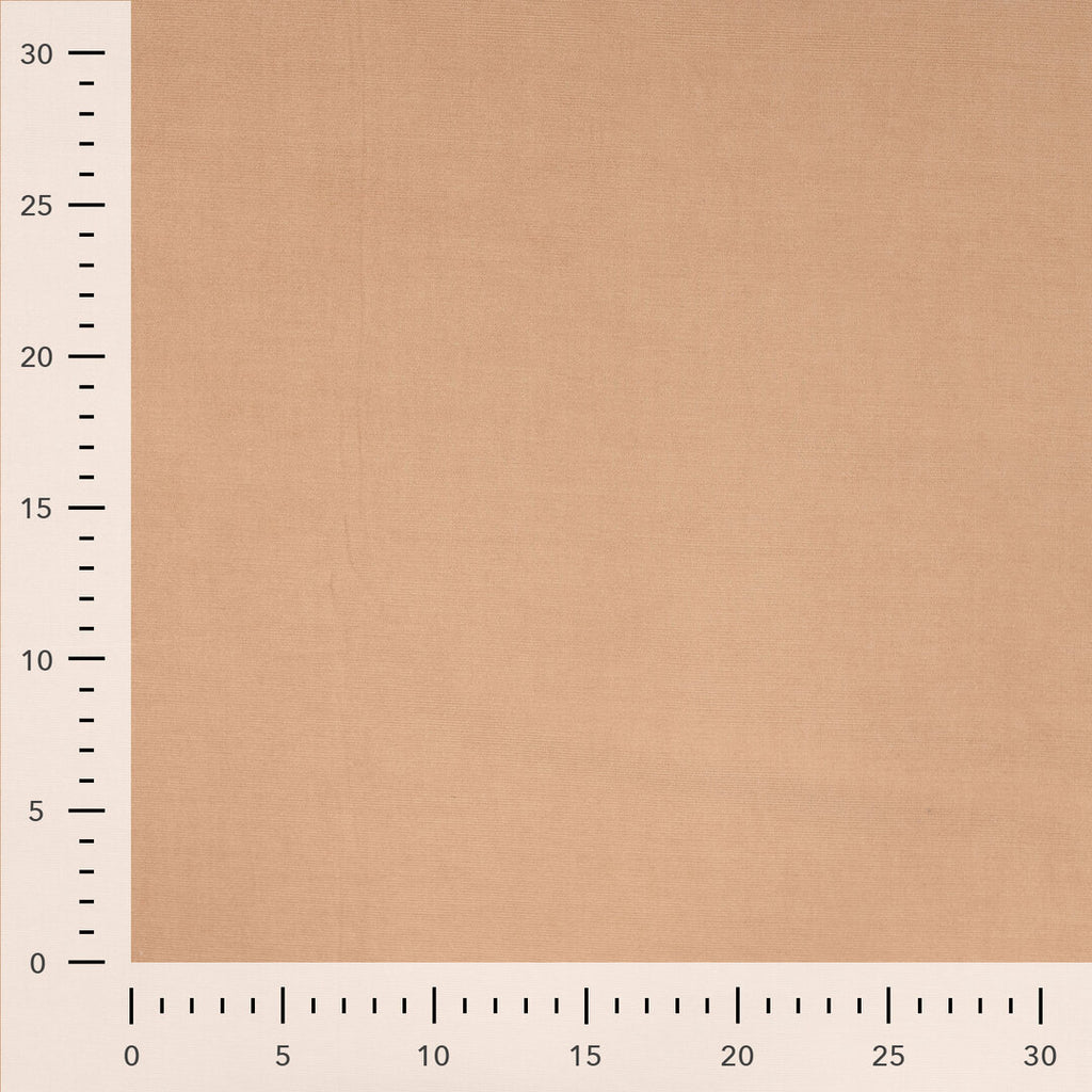 Baumwoll Feincord uni - camel