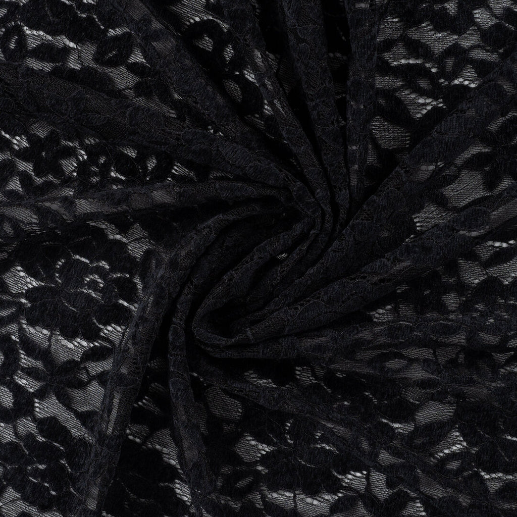 Spitze dehnbar - schwarz