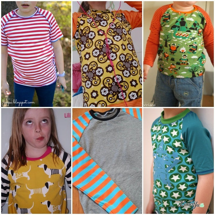 Papierschnittmuster lillesol basics No.29 Raglan-Shirt * mit Video-Nähanleitung * ✂✂✂