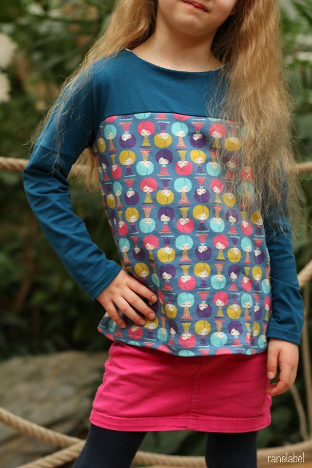 Designbeispiel: lillesol basics No.53 Frühlingsshirt