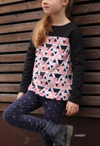 Designbeispiel: lillesol basics No.53 Frühlingsshirt