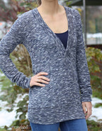 Designbeispiel: lillesol women No.24 Shirt mit V-Ausschnitt